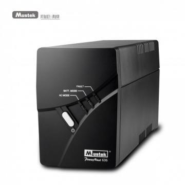 UPS Mustek PowerMust 636 offline,600VA/360W, NO AVR,2 x IEC OUTLETS, 2 x IEC output cables, 98-UPS-VN006 - Pret | Preturi UPS Mustek PowerMust 636 offline,600VA/360W, NO AVR,2 x IEC OUTLETS, 2 x IEC output cables, 98-UPS-VN006