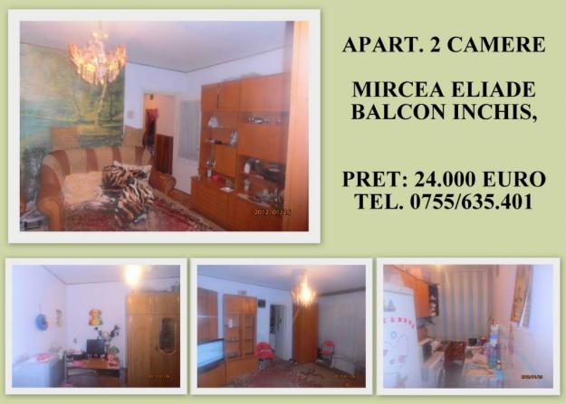 VAND APARTAMENT CU 2 CAMERE, ZONA MIRCEA ELIADE – CORA, CU BALCON - Pret | Preturi VAND APARTAMENT CU 2 CAMERE, ZONA MIRCEA ELIADE – CORA, CU BALCON