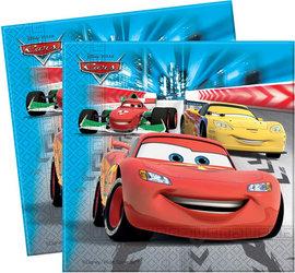 20 servetele 33x33cm CARS RACERS - Pret | Preturi 20 servetele 33x33cm CARS RACERS