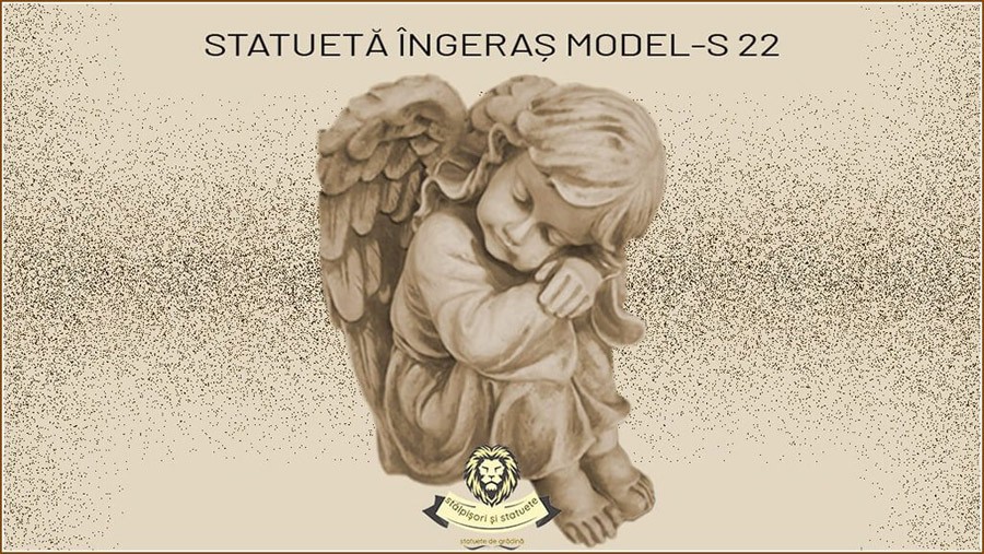 Statueta ingeras adormit din beton model S22. - Pret | Preturi Statueta ingeras adormit din beton model S22.