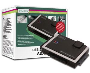Adaptor portabil USB 2.0 - SATA/IDE Digitus - Pret | Preturi Adaptor portabil USB 2.0 - SATA/IDE Digitus