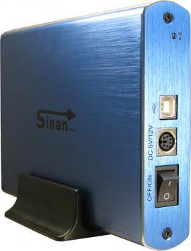Inter-Tech SinanPower G-3500 Blue, compatibil cu HDD 3.5" SATA, conectivitate USB, constructie din aluminiu, include cablu USB, plug and play - Pret | Preturi Inter-Tech SinanPower G-3500 Blue, compatibil cu HDD 3.5" SATA, conectivitate USB, constructie din aluminiu, include cablu USB, plug and play