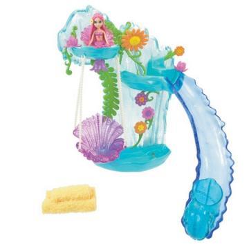 Barbie Set Accesorii cu tobogan pentru sirene - Pret | Preturi Barbie Set Accesorii cu tobogan pentru sirene