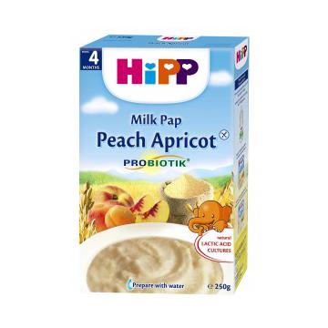 Cereale cu piersici si caise - 250gr HiPP BIO - Pret | Preturi Cereale cu piersici si caise - 250gr HiPP BIO