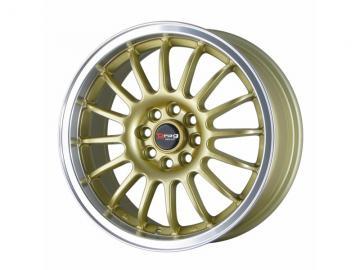 Drag Wheels DR41 Gold Machined Lip Janta - Pret | Preturi Drag Wheels DR41 Gold Machined Lip Janta