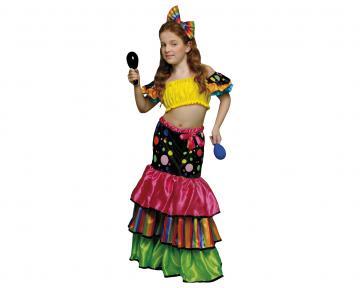 Costum Carnaval Copii De Dansatoare Salsa - Pret | Preturi Costum Carnaval Copii De Dansatoare Salsa