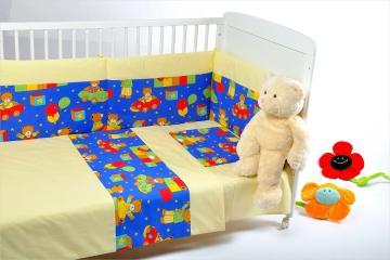Lenjerie de pat pentru bebelusi BebeDeco Martinel calatoreste 3 piese - Pret | Preturi Lenjerie de pat pentru bebelusi BebeDeco Martinel calatoreste 3 piese
