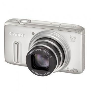 Camera foto Canon PowerShot SX240 HS Silver, 12.1 MP, CMOS, AJ6198B002AA - Pret | Preturi Camera foto Canon PowerShot SX240 HS Silver, 12.1 MP, CMOS, AJ6198B002AA