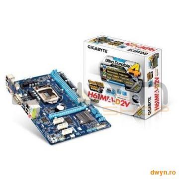 GIGABYTE Main Board Desktop iH61 (S1155, DDR3, yes VGA, PS/2,DVI,VGA,Audio Interface,SATA II,USB2.0 - Pret | Preturi GIGABYTE Main Board Desktop iH61 (S1155, DDR3, yes VGA, PS/2,DVI,VGA,Audio Interface,SATA II,USB2.0