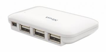 Hub USB2.0 Slimline, 4 porturi, fara alimentare suplimentara, alb, Trust (16586) - Pret | Preturi Hub USB2.0 Slimline, 4 porturi, fara alimentare suplimentara, alb, Trust (16586)