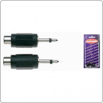 2 x male mini phone-plug/female RCA adaptor in blister packaging - Pret | Preturi 2 x male mini phone-plug/female RCA adaptor in blister packaging