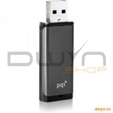 PQI Traveling Disk U263L, 4GB, USB 2.0, iron gray, push-out design - Pret | Preturi PQI Traveling Disk U263L, 4GB, USB 2.0, iron gray, push-out design