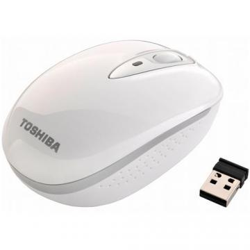 Toshiba Wireless Mouse Wireless - RF, 2.4 GHz, Optical, 1600 dpi, USB wireless receiver, Alb - Pret | Preturi Toshiba Wireless Mouse Wireless - RF, 2.4 GHz, Optical, 1600 dpi, USB wireless receiver, Alb