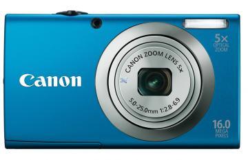 Canon Powershot A2300 Albastru Bonus: Kit Canon (Geanta + Card 4GB) - Pret | Preturi Canon Powershot A2300 Albastru Bonus: Kit Canon (Geanta + Card 4GB)