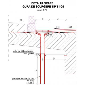 Gura scurgere din fonta pentru poduri t1g1 si t1g2 - Pret | Preturi Gura scurgere din fonta pentru poduri t1g1 si t1g2