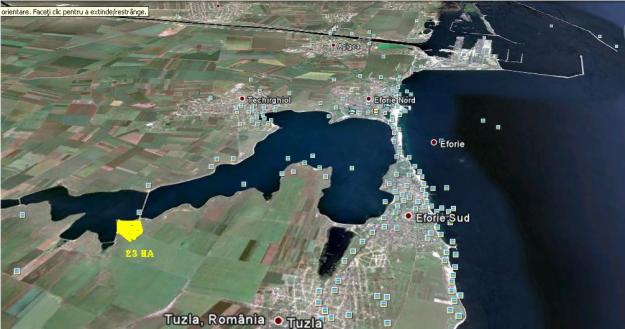 teren de vanzare Tuzla intravilan malul lacului sarat techirghiol - Pret | Preturi teren de vanzare Tuzla intravilan malul lacului sarat techirghiol