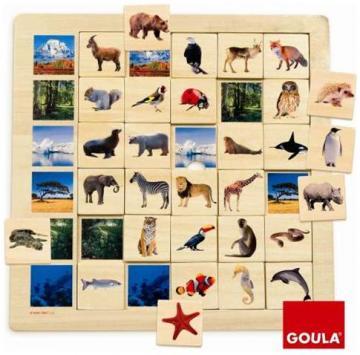 Puzzle din lemn - Unde traiesc animalele - Pret | Preturi Puzzle din lemn - Unde traiesc animalele