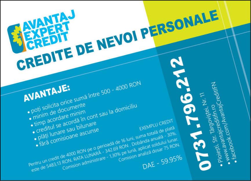 Avantaj Expert Credit - Pret | Preturi Avantaj Expert Credit