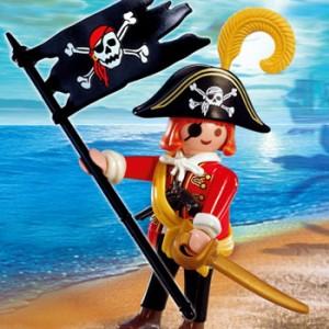 Playmobil - Pirates: Pirat cu steag - Pret | Preturi Playmobil - Pirates: Pirat cu steag