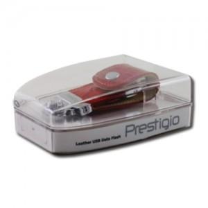 Stick Memorie USB 4GB Prestigio cu piele PLDF4096CRRED - Pret | Preturi Stick Memorie USB 4GB Prestigio cu piele PLDF4096CRRED