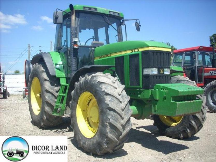 Vand tractor John Deere 7810 + plug cu 5 cormane Rabewerk - Pret | Preturi Vand tractor John Deere 7810 + plug cu 5 cormane Rabewerk