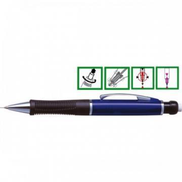 Creion mecanic de lux 0,5mm, accesorii metalice cromate, PENAC Sir Chrome - safir - Pret | Preturi Creion mecanic de lux 0,5mm, accesorii metalice cromate, PENAC Sir Chrome - safir