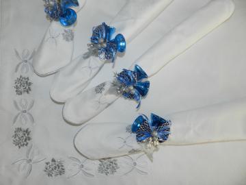 Set fata de masa Green Blade Christmas Silver 230x150cm - Pret | Preturi Set fata de masa Green Blade Christmas Silver 230x150cm