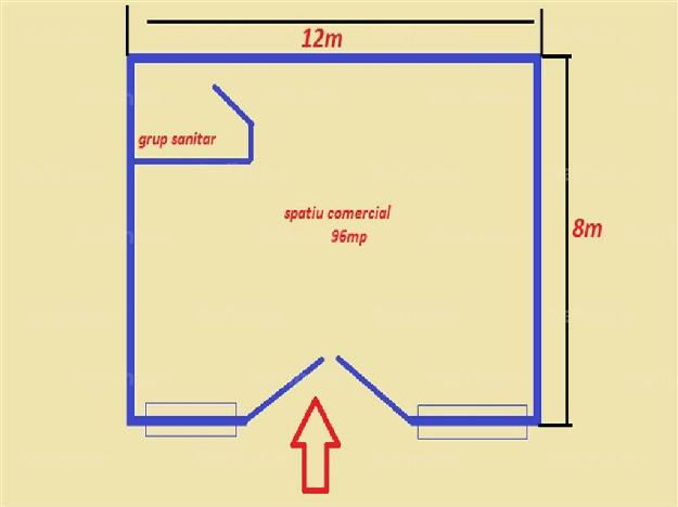 Spatiu comercial de inchiriat Ultracentral Ploiesti - Pret | Preturi Spatiu comercial de inchiriat Ultracentral Ploiesti