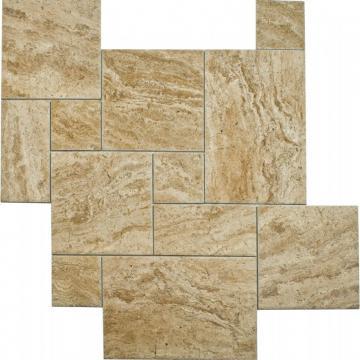 Travertin Noce French Pattern 1,2cm - Pret | Preturi Travertin Noce French Pattern 1,2cm