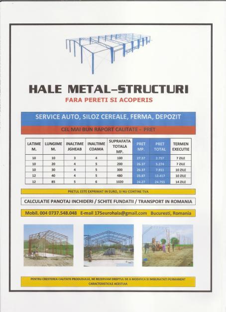 HALE METAL - STRUCTURI - Pret | Preturi HALE METAL - STRUCTURI