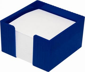 Suport cub hartie standard Flaro, 90 x 90 mm, mat, albastru - Pret | Preturi Suport cub hartie standard Flaro, 90 x 90 mm, mat, albastru