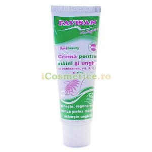 Crema pentru maini si unghii cu echinacea BIO Favisan - Pret | Preturi Crema pentru maini si unghii cu echinacea BIO Favisan