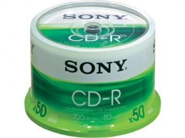 Sony CD-R 48x 80min/700MB, pachet 50 buc. Spindle, 50CDQ80NSPMD - Pret | Preturi Sony CD-R 48x 80min/700MB, pachet 50 buc. Spindle, 50CDQ80NSPMD