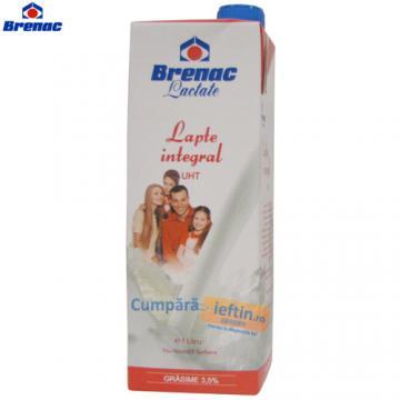 Lapte UHT integral 3.5% grasime Brenac 1 L - Pret | Preturi Lapte UHT integral 3.5% grasime Brenac 1 L