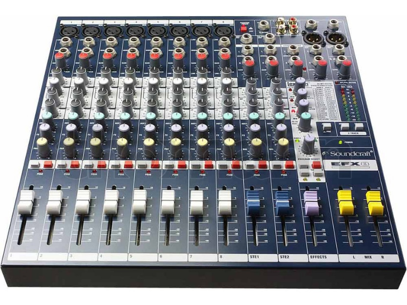 Vand mixer SOUNDCRAFT EFX 8, nou in cutie, pręt 350 euro. - Pret | Preturi Vand mixer SOUNDCRAFT EFX 8, nou in cutie, pręt 350 euro.