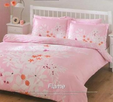 Lenjerie de pat satin Tac Flame V04 roz 2 persoane - Pret | Preturi Lenjerie de pat satin Tac Flame V04 roz 2 persoane