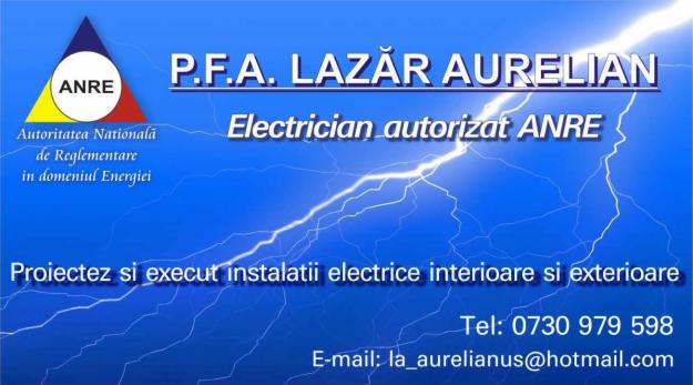 Electrician Autorizat ANRE - Pret | Preturi Electrician Autorizat ANRE