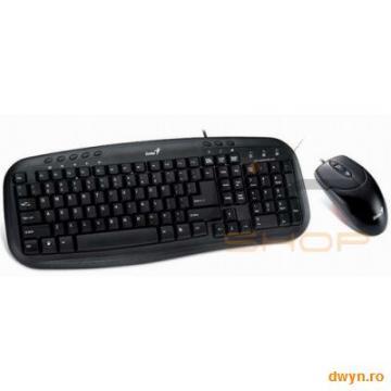 Kit Genius: KM-200, US, Tastatura KB-M200 + Mouse NetScroll 120, PS2, combo kit - Pret | Preturi Kit Genius: KM-200, US, Tastatura KB-M200 + Mouse NetScroll 120, PS2, combo kit