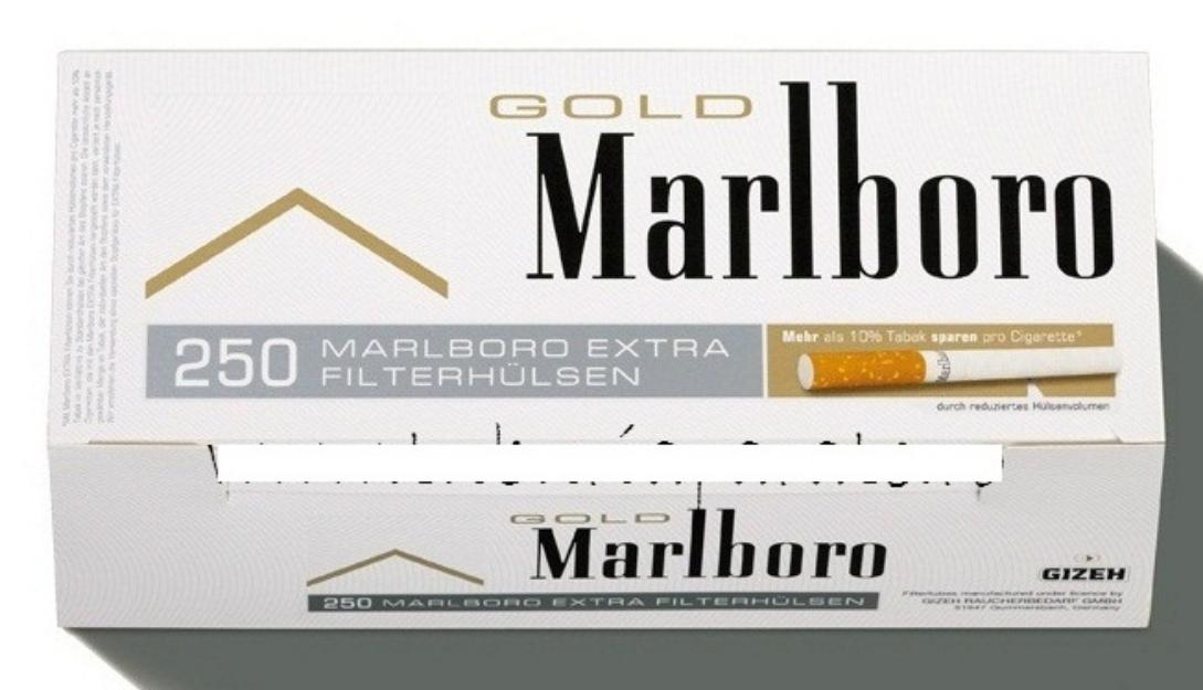 Tuburi Tigari pentru Tutun Marlboro Gold Extra 250 - Pret | Preturi Tuburi Tigari pentru Tutun Marlboro Gold Extra 250