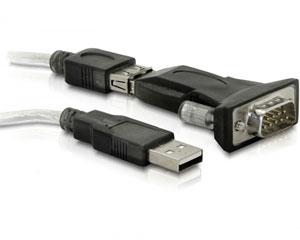 Cablu convertor USB la Serial DB9, Delock 61425 - Pret | Preturi Cablu convertor USB la Serial DB9, Delock 61425