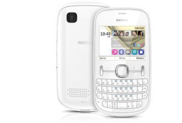 Telefon mobil Nokia 201 WhiteMemorie interna: 10 mbMemorie externa : microSD32 GBTastatura QWERTYJack 3.5 mmRadio FM - Pret | Preturi Telefon mobil Nokia 201 WhiteMemorie interna: 10 mbMemorie externa : microSD32 GBTastatura QWERTYJack 3.5 mmRadio FM