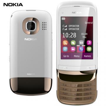 Telefon mobil Nokia C2-03 Touch&amp;Type Dual Sim Golden White - Pret | Preturi Telefon mobil Nokia C2-03 Touch&amp;Type Dual Sim Golden White