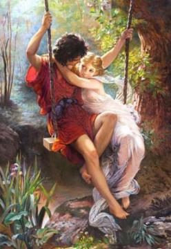 Puzzle Castorland 1000 "Springtime",Pierre-Auguste Cot - Pret | Preturi Puzzle Castorland 1000 "Springtime",Pierre-Auguste Cot