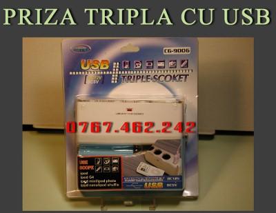 PRIZA AUTO TRIPLA -PLUS - USB - LAPTOP,PC,FOTO,ETC - Pret | Preturi PRIZA AUTO TRIPLA -PLUS - USB - LAPTOP,PC,FOTO,ETC