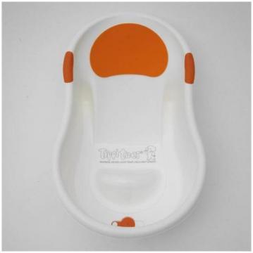 Cadita Mini Bath Alb-Portocaliu Tippitoes - Pret | Preturi Cadita Mini Bath Alb-Portocaliu Tippitoes