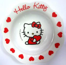 Farfurie adanca melamina 20.5cm floare HELLO KITTY - Pret | Preturi Farfurie adanca melamina 20.5cm floare HELLO KITTY