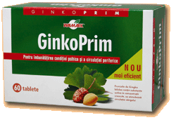 GinkoPrim 40mg *60tbl - Pret | Preturi GinkoPrim 40mg *60tbl