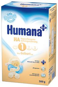 Humana HA 1 Lapte cu LC-PUFA 500gr - Pret | Preturi Humana HA 1 Lapte cu LC-PUFA 500gr
