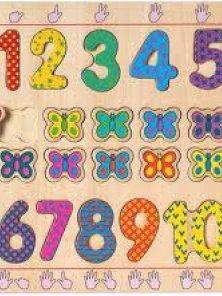 Puzzle educativ Numere, 2 ani+, Djeco - Pret | Preturi Puzzle educativ Numere, 2 ani+, Djeco