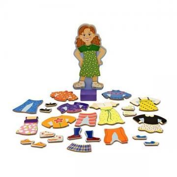 Melissa Doug set magnetic Sa o imbracam pe Maggie Leigh - Pret | Preturi Melissa Doug set magnetic Sa o imbracam pe Maggie Leigh